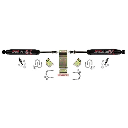 Skyjacker Dual Steering Stabilizer Lift Kit, Black S97-8208